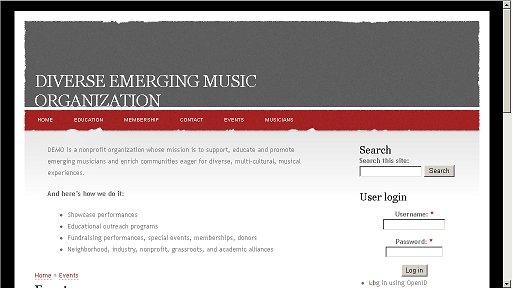 demomn.org created 2010 demomn.org created 2010, design now defunct